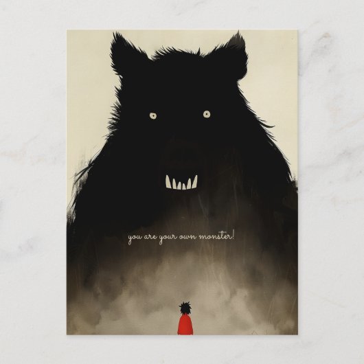 Carte Postale Monster et l'enfant (Devant)