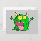Carte Postale Monster Funny Dessin Dessin Dessin Dessin Dessin C (Devant / Derrière)