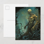 Carte Postale Monster Gothique Horror Art (Devant / Derrière)