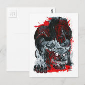 Carte Postale Monster Kitty (Devant / Derrière)