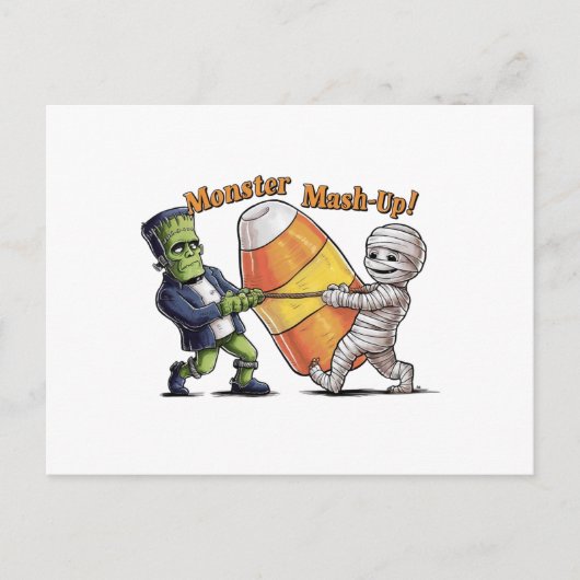 Carte Postale Monster Mash-Up ! (Devant)