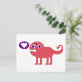 Carte Postale Monster mignon de l'amour (Debout devant)