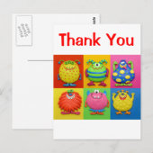 Carte Postale Monster Party (Devant / Derrière)
