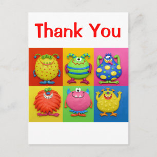 Carte Postale Monster Party