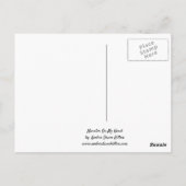 Carte Postale Monster sur ma tête (Dos)