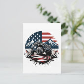 CARTE POSTALE MONSTER TRUCK (Debout devant)