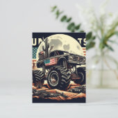 CARTE POSTALE MONSTER TRUCK (Debout devant)