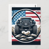 CARTE POSTALE MONSTER TRUCK (Devant / Derrière)