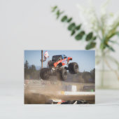 Carte Postale Monster Truck Jumping (Debout devant)
