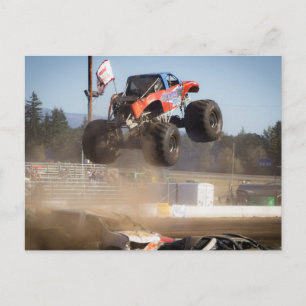 Carte Postale Monster Truck Jumping