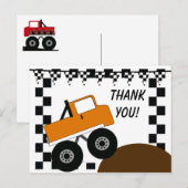 Carte Postale Monster Truck Thank You Postcard (Devant / Derrière)