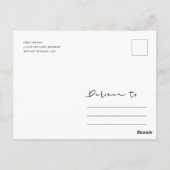 Carte Postale Monstère Tropicale Faune De Feuilles Vertes Économ (Dos)