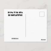 Carte Postale Monsterifique 1 (Dos)