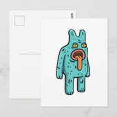 Carte Postale Monstre (Devant / Derrière)