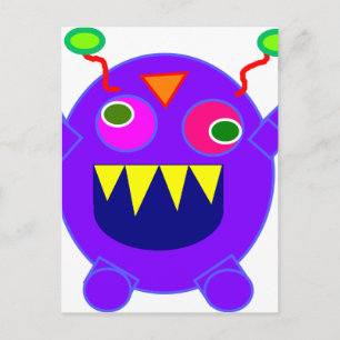 Carte Postale Monstre amical