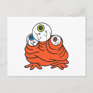 Carte Postale monstre aux trois yeux