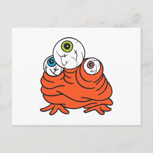 Carte Postale monstre aux trois yeux (Devant)