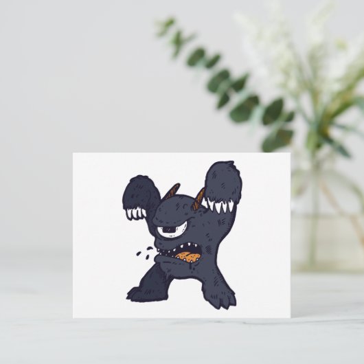 Carte Postale Monstre bizarre (Debout devant)