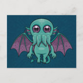 Carte Postale Monstre Cthulhu Bébé mignon (Devant)