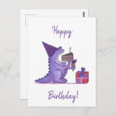 Carte Postale Monstre d'anniversaire (Devant / Derrière)