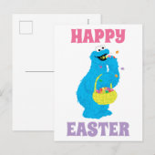 Carte Postale Monstre de biscuits de Pâques (Devant / Derrière)