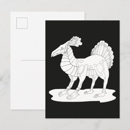 Carte Postale Monstre de Métal (Devant / Derrière)