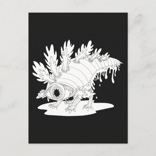 Carte Postale Monstre effrayant (Devant)
