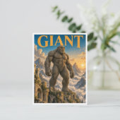Carte Postale Monstre Fantastique Géant Gothique (Debout devant)