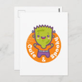 Carte Postale monstre frankenstein (Devant / Derrière)