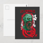 Carte Postale Monstre Horribiles Halloween (Devant / Derrière)