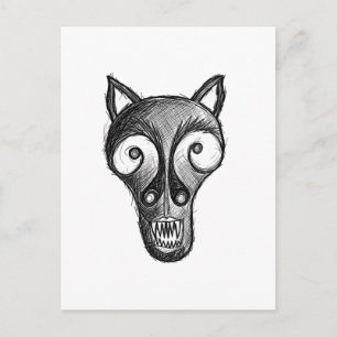 Carte Postale Monstre sombre