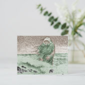Carte Postale Monstre sortant de l'eau (Debout devant)