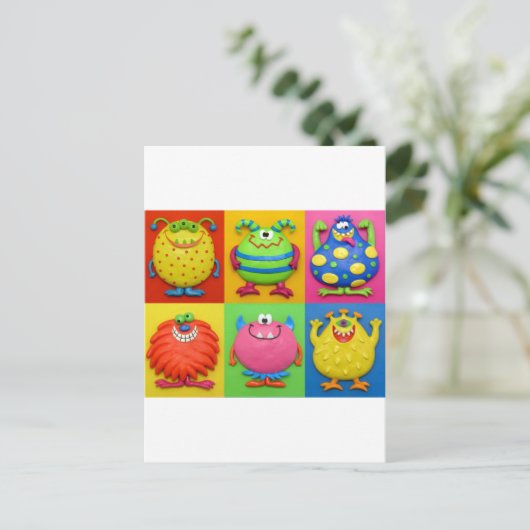 Carte Postale Monstres (Debout devant)