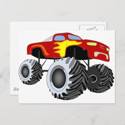 Carte Postale Monstres (Devant / Derrière)