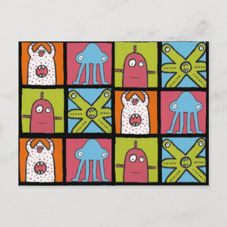 Carte Postale monstres b, monstres b, monstres b, monstres b