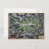 Carte postale Monstres de mer d'Islande 1585 Carte (Devant / Derrière)
