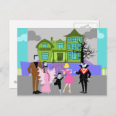 Carte postale Monstres de télévision classique (Devant / Derrière)