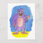 Carte Postale Monstres effrayants (Devant)