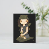 Carte Postale Monstres - Monstre de fée Dinosaur (Debout devant)