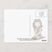 Carte Postale Monstres - Monstre de fée Dinosaur (Dos)