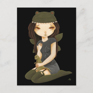 Carte Postale Monstres - Monstre de fée Dinosaur