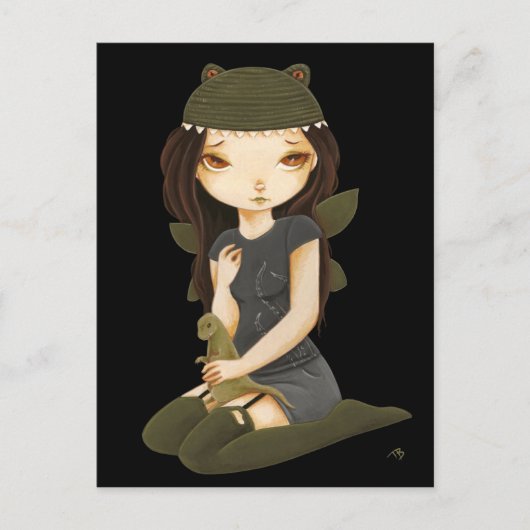 Carte Postale Monstres - Monstre de fée Dinosaur (Devant)