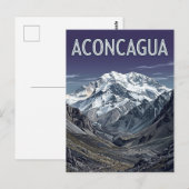 Carte Postale Mont Aconcagua (Devant / Derrière)