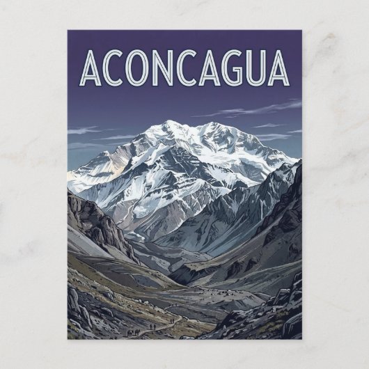 Carte Postale Mont Aconcagua (Devant)