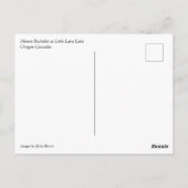 Carte Postale Mont Bachelor, Oregon (Dos)