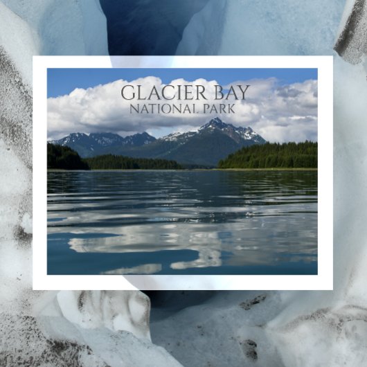 Carte Postale Mont Beartrack, parc national de Glacier Bay