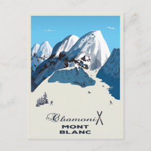 Carte Postale Mont Blanc, Chamonix,
