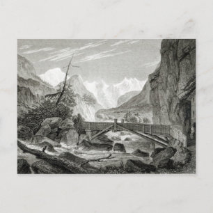 Carte Postale Mont Blanc des Thermes de Saint-Didier