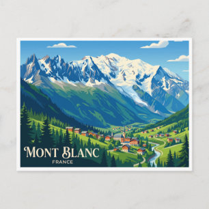 Carte Postale Mont Blanc, France Chamonix