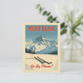 Carte Postale Mont Blanc Winter Escape (Debout devant)